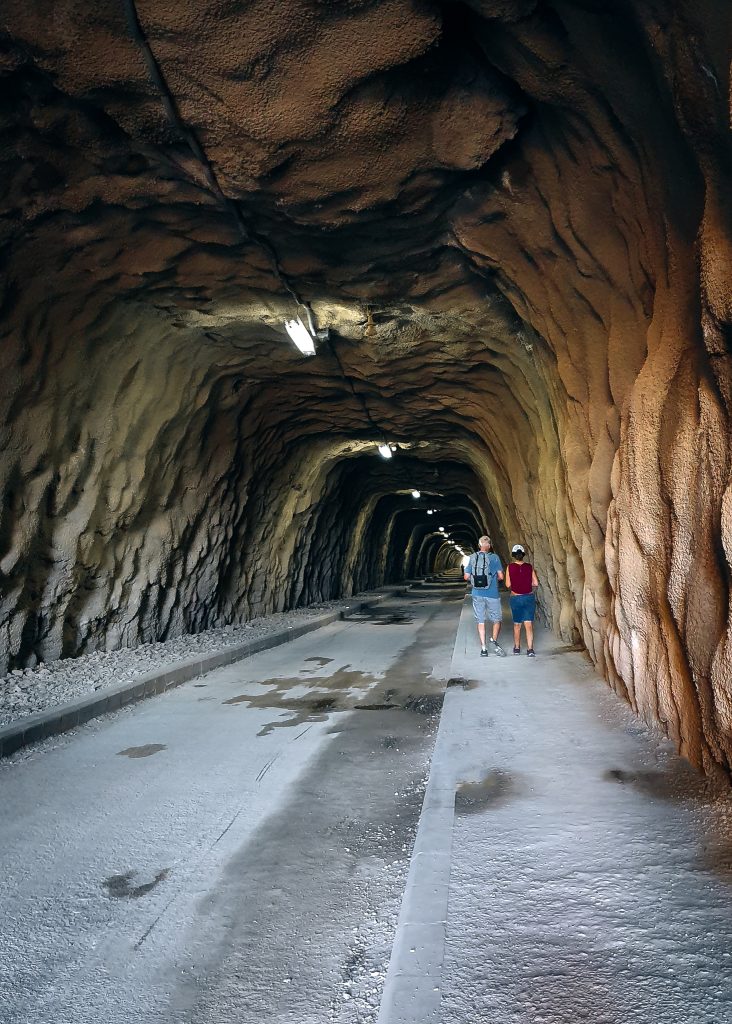El Bovalar tunnel on Via Verde del Mar connecting Oropesa with Benicassim