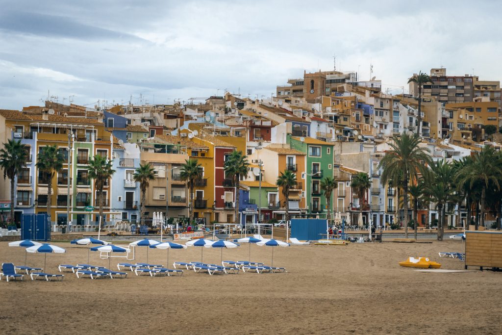 Villajoyosa - one of most beautiful colorful villages on Costa Blanca in Spain