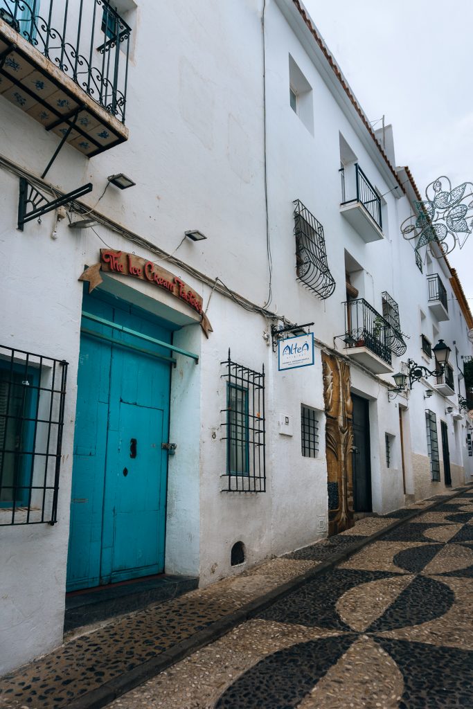 Altea Spain - Walk through Old Town Streets