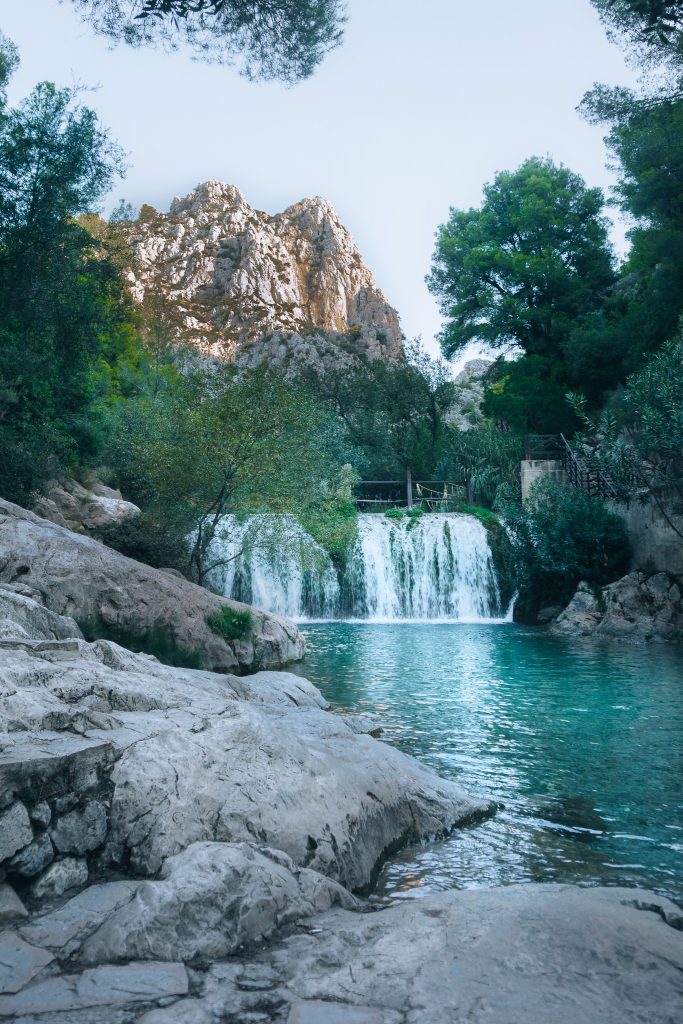 Discover spectacular Fonts de l'Algar waterfalls near Benidorm, Spain