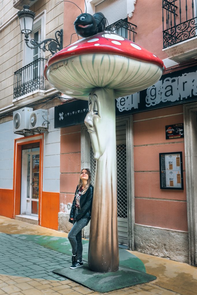 Things to do in Alicante Spain - stroll along Mushroom Street, Calle de Las Setas