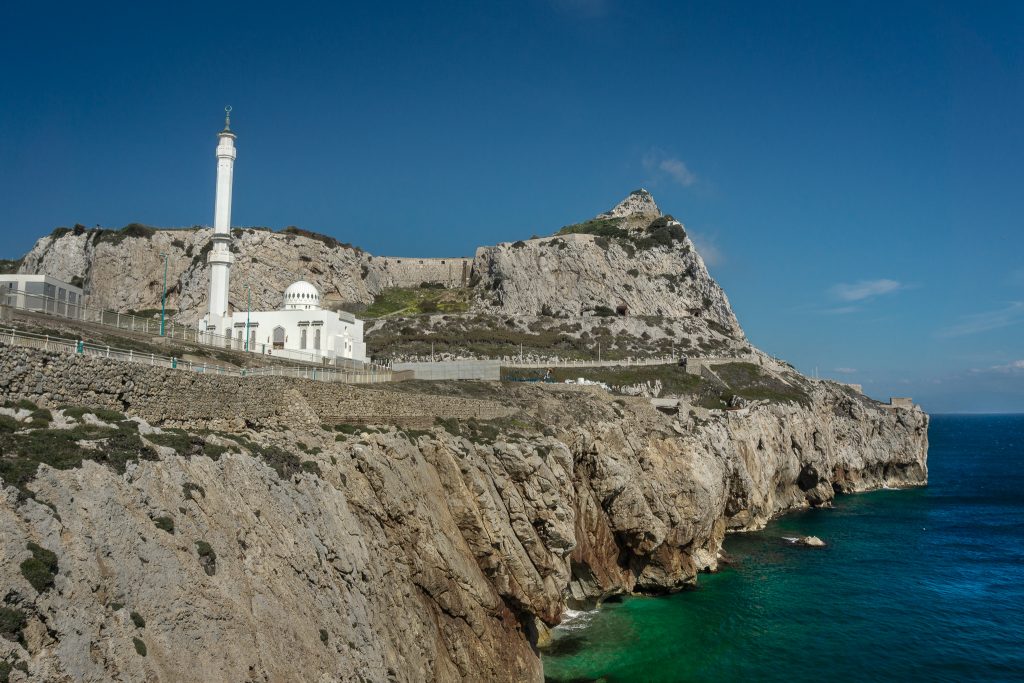 Ibrahim-al-Ibrahim Mosque in Europa Point in Gibraltar