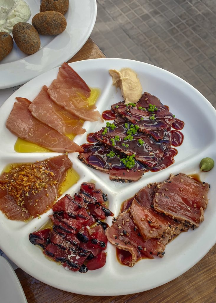 Experience local food - red tuna Spain