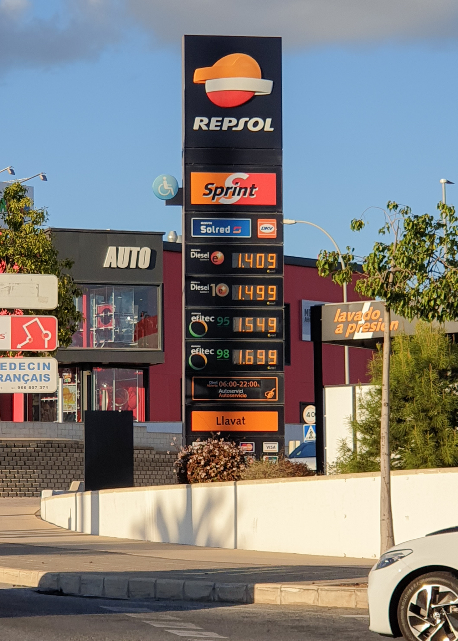 Gas Prices in Spain