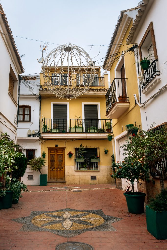 Explore Estepona Old Town full of charming buildings