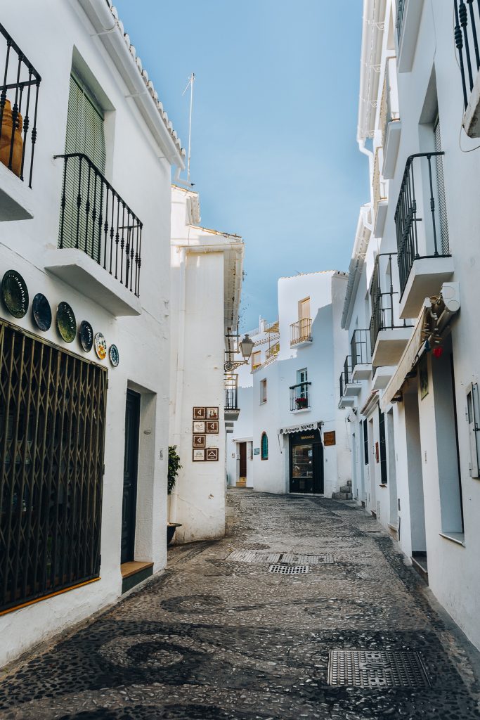 Frigiliana - One of the most beautiful white towns on Costa del Sol in Andalusia, Spain