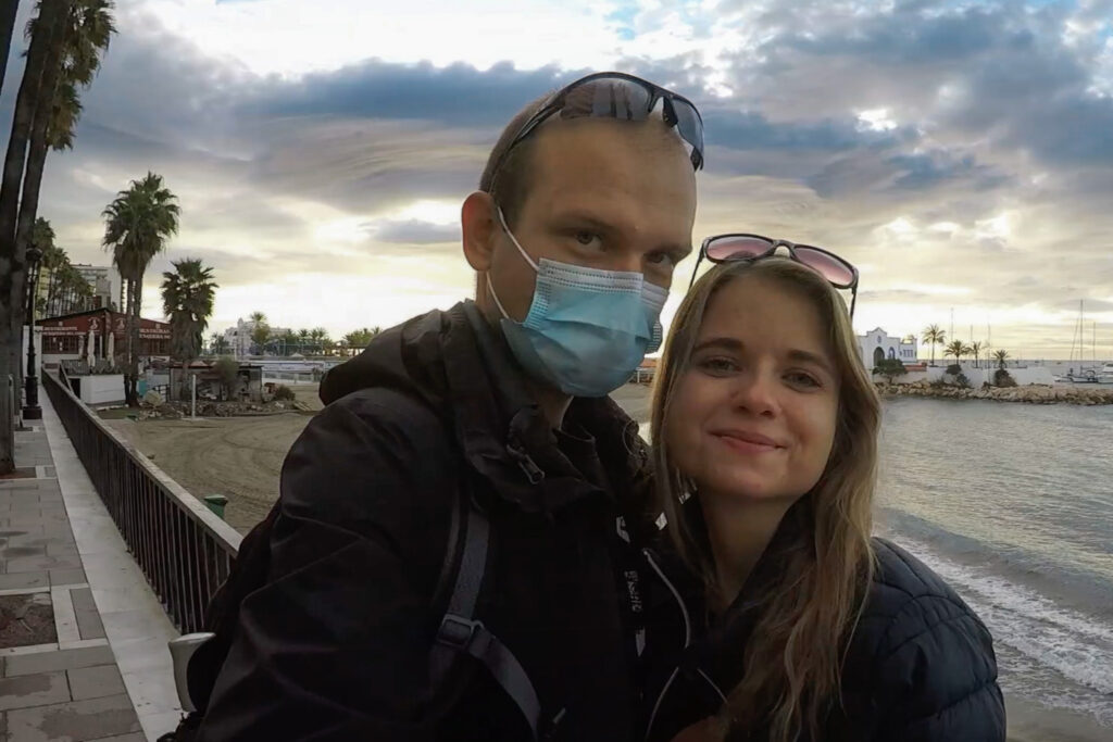 Happy Little Traveler team exploring Marbella Spain