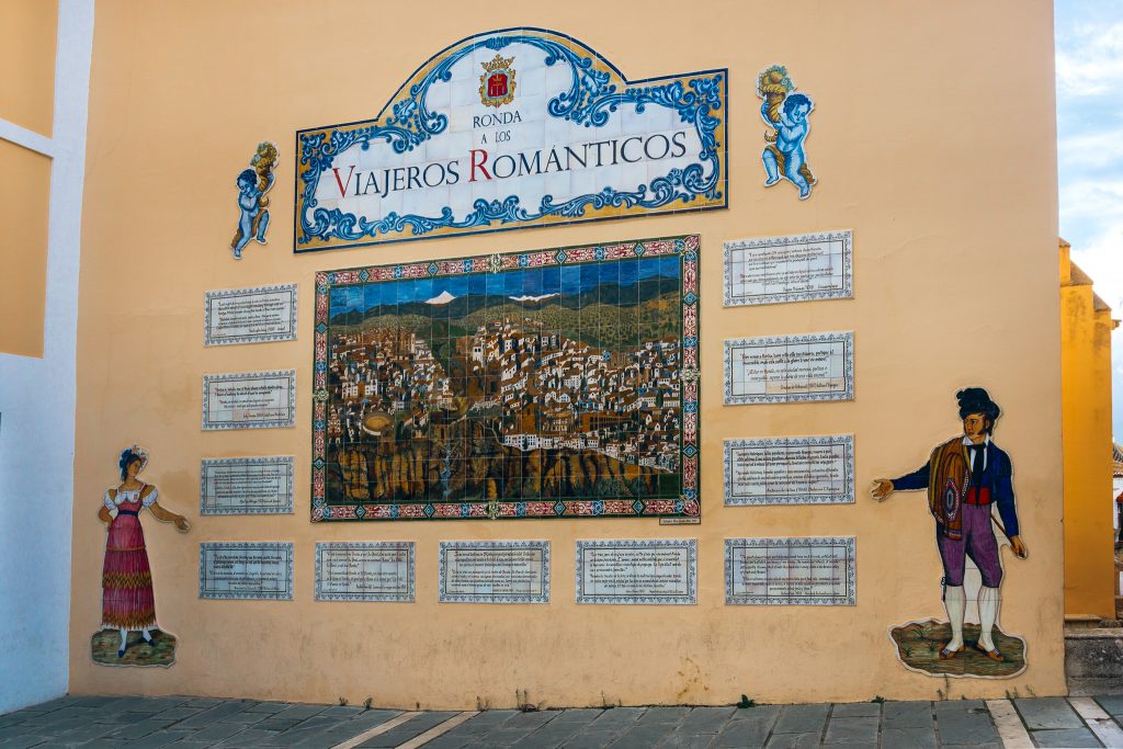 Mirador de los Viajeros Románticos in Ronda Spain