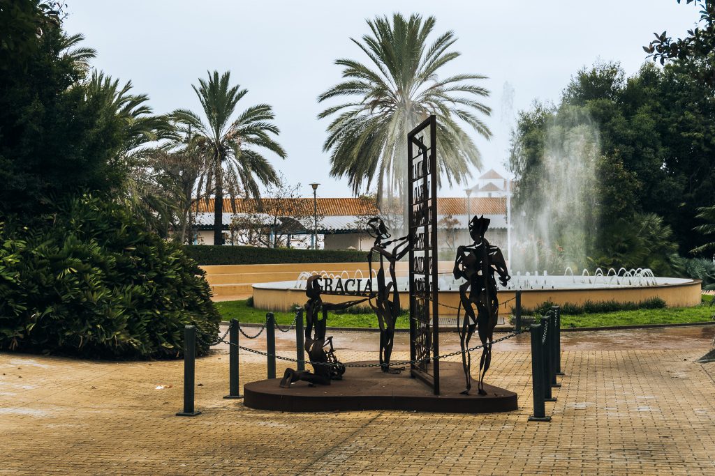 Parque de la Constitución in Estepona Spain