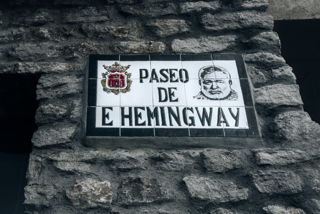 Paseo de Ernest Hemingway in Ronda, Spain
