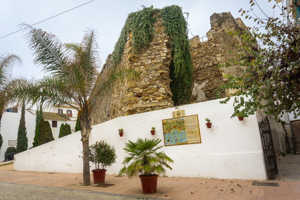 Ruins of Castillo de San Luis in Estepona Spain