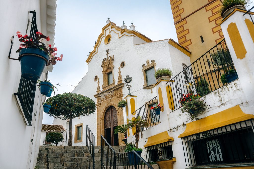 The Church of Our Lady of the Remedies in Estepona Spain