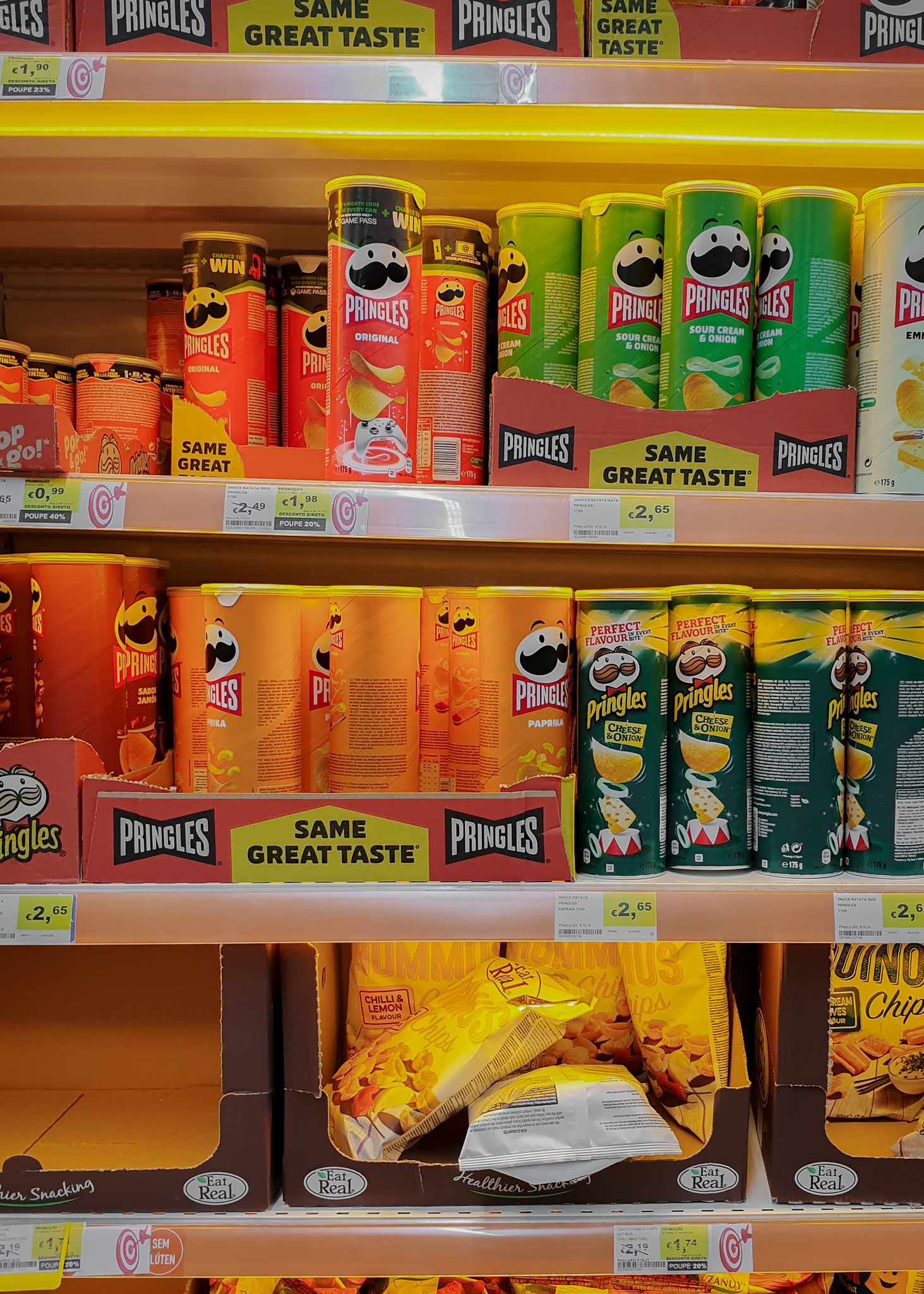 Costs of groceries in Portugal - chips