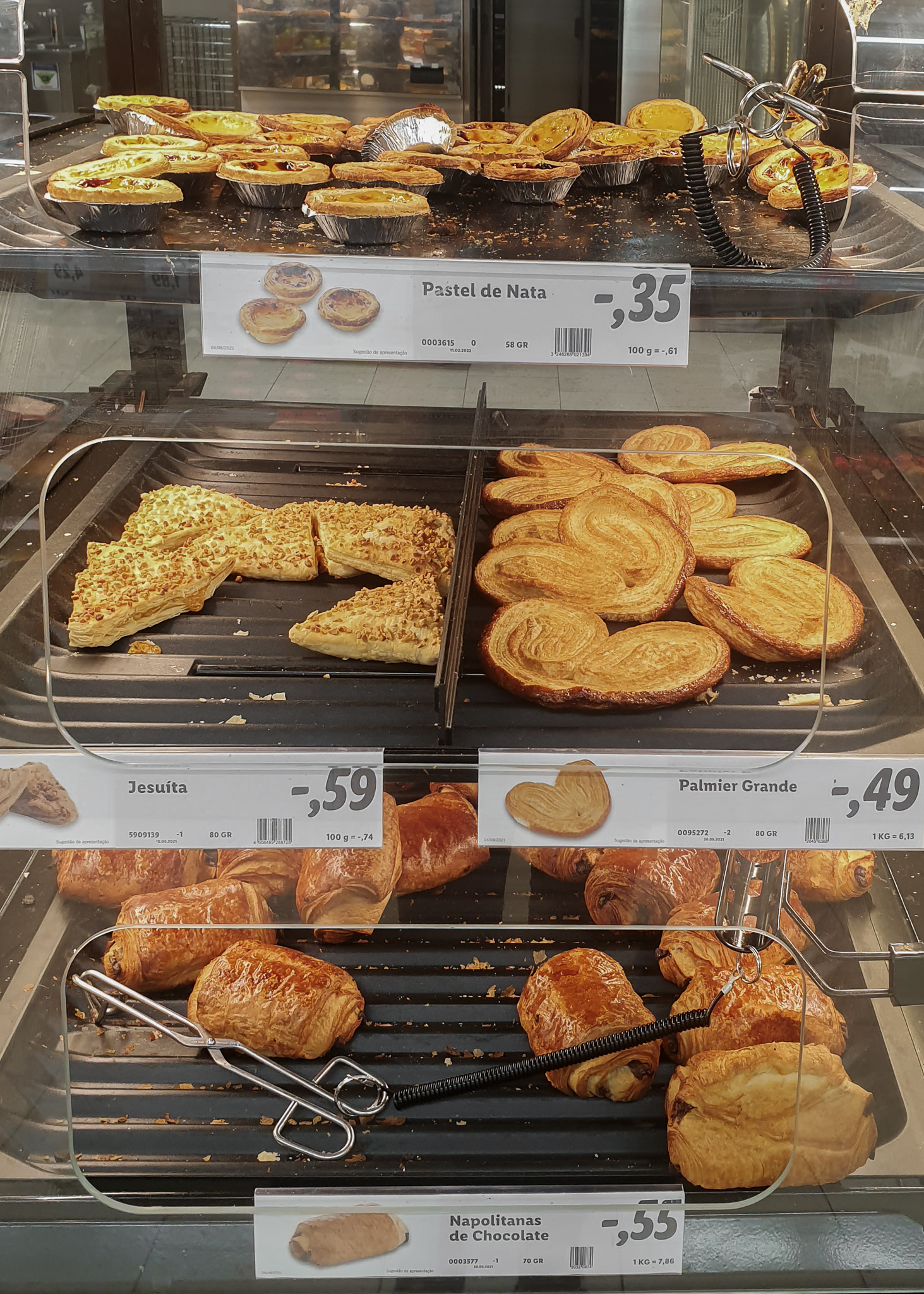 Costs of groceries in Portugal - sweets