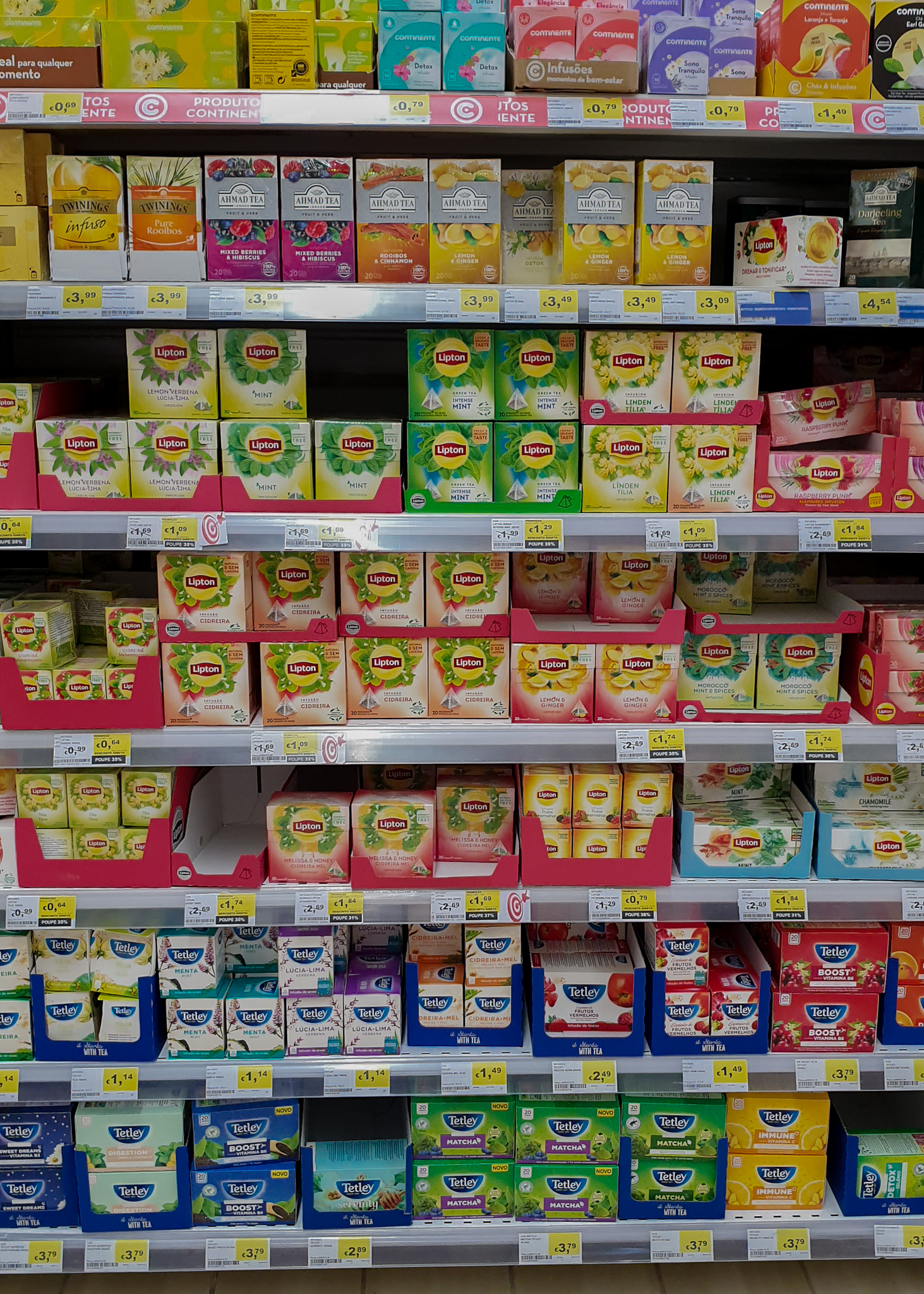 Costs of groceries in Portugal - tea