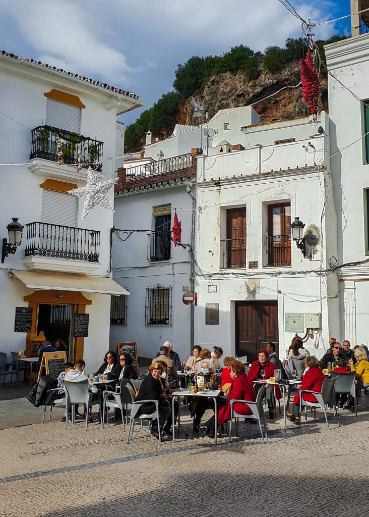 Ojen Pueblo Blanco in Andalusia Spain