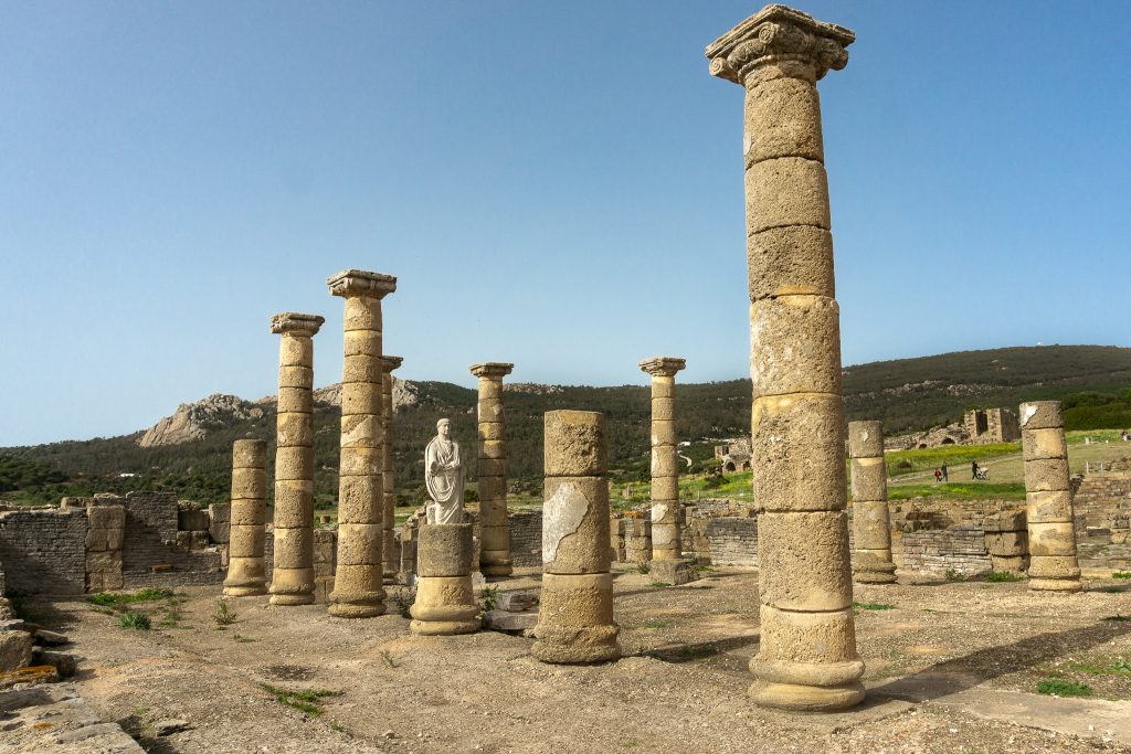 Baelo Claudia Ruins In Bolonia in The Province of Cadiz Spain