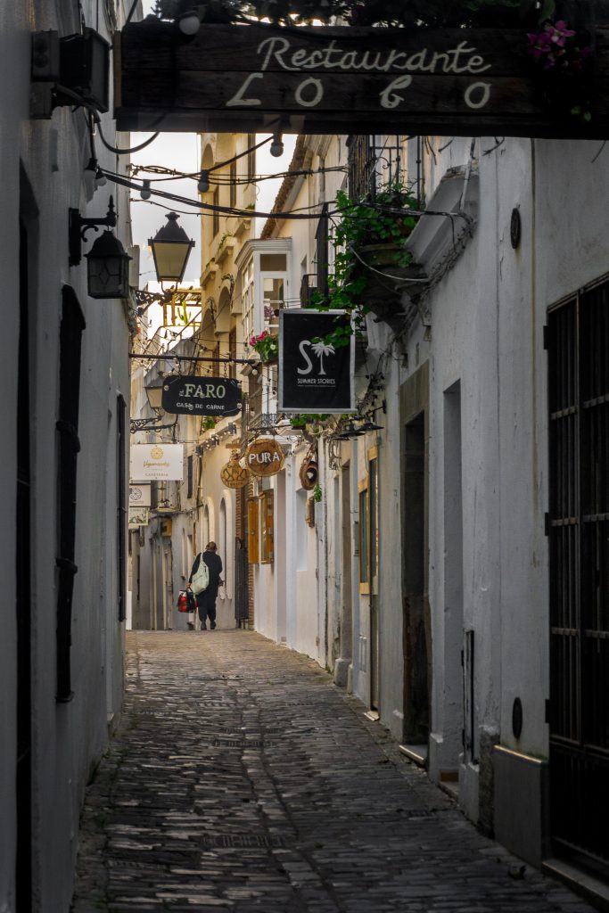 Charming street in Tarifa Old Town