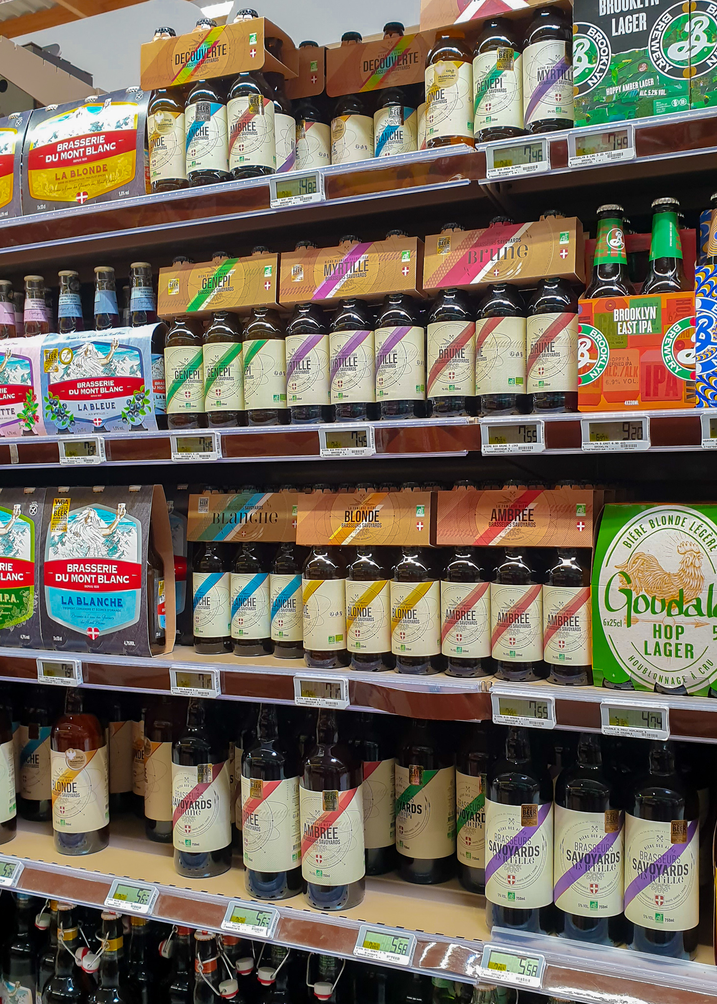Cost of groceries in France - beer