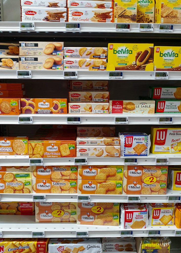 Cost of groceries in France - sweets Belvita