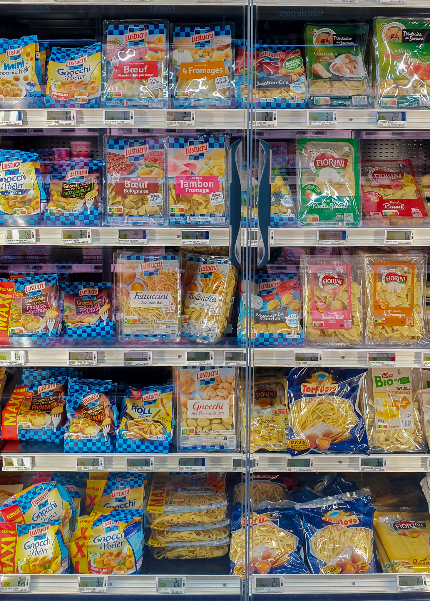 Cost of groceries in France - tortelloni ravioli