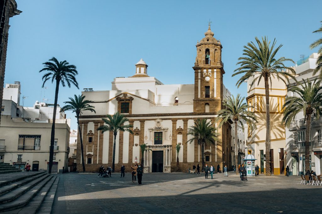 Iglesia de Santa Cruz in Cadiz, Spain