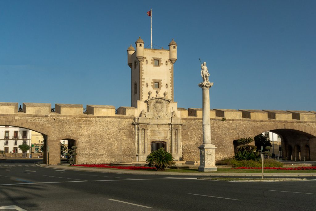 Las Puertas de Tierra in Cadiz Spain