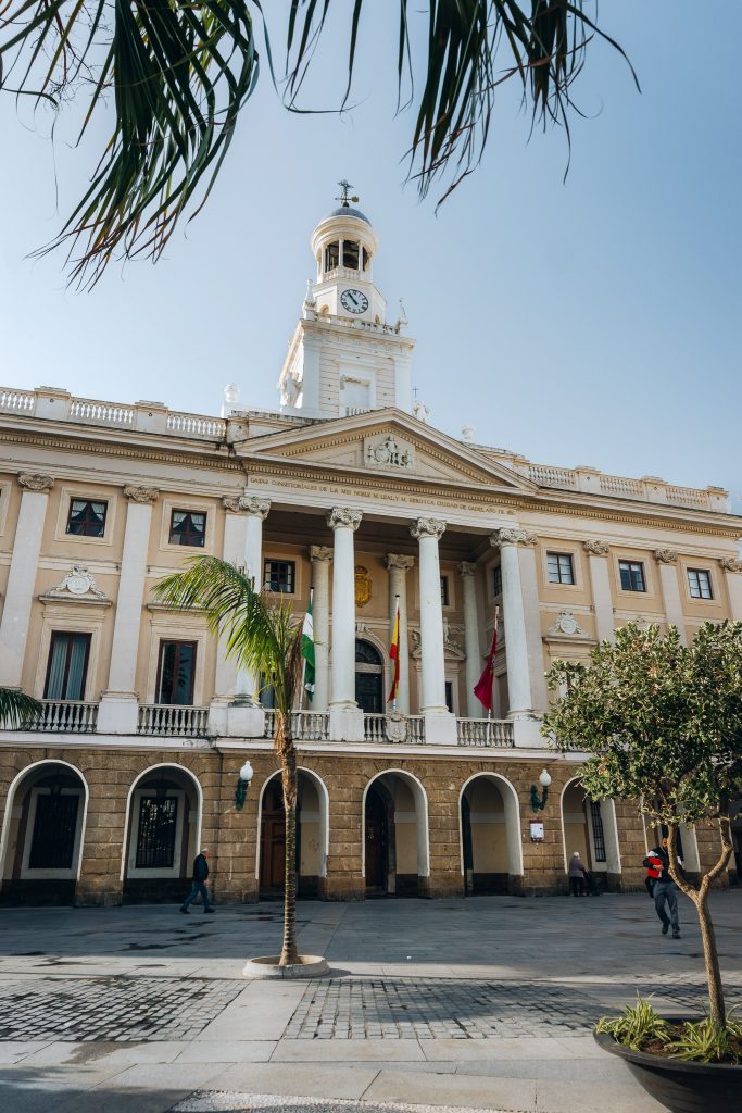 Cadiz Town Hall on Plaza de San Juan de Dios
