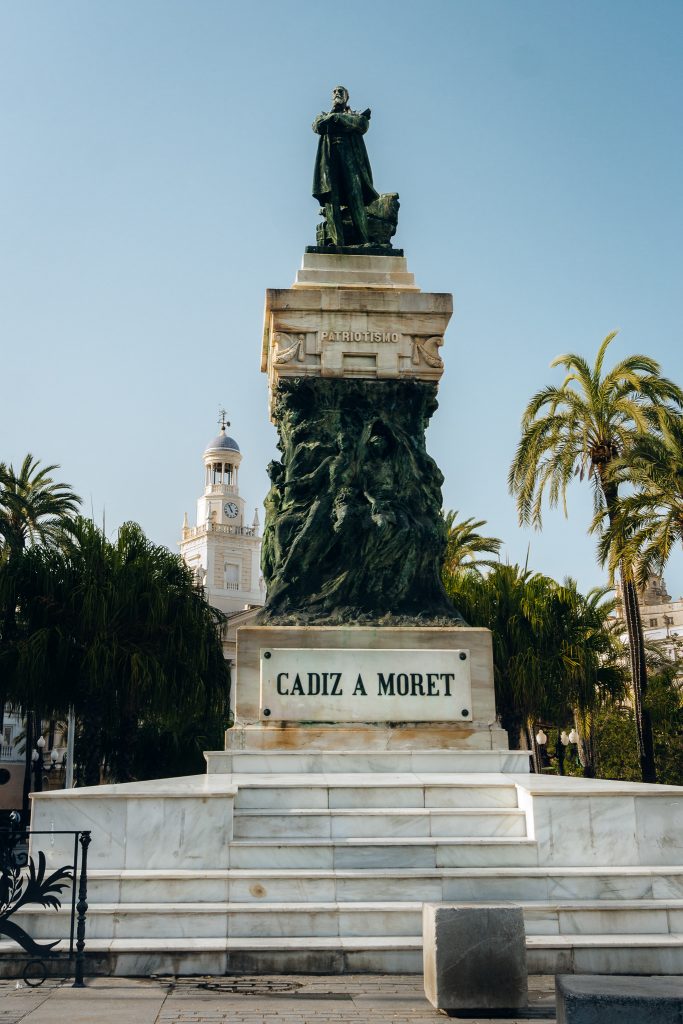 Plaza de San Juan de Dios in Cadiz Spain