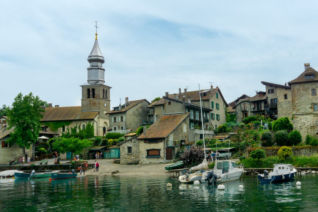 Medieval village of Yvoire in France - one of the best places to visit around Lake Geneva