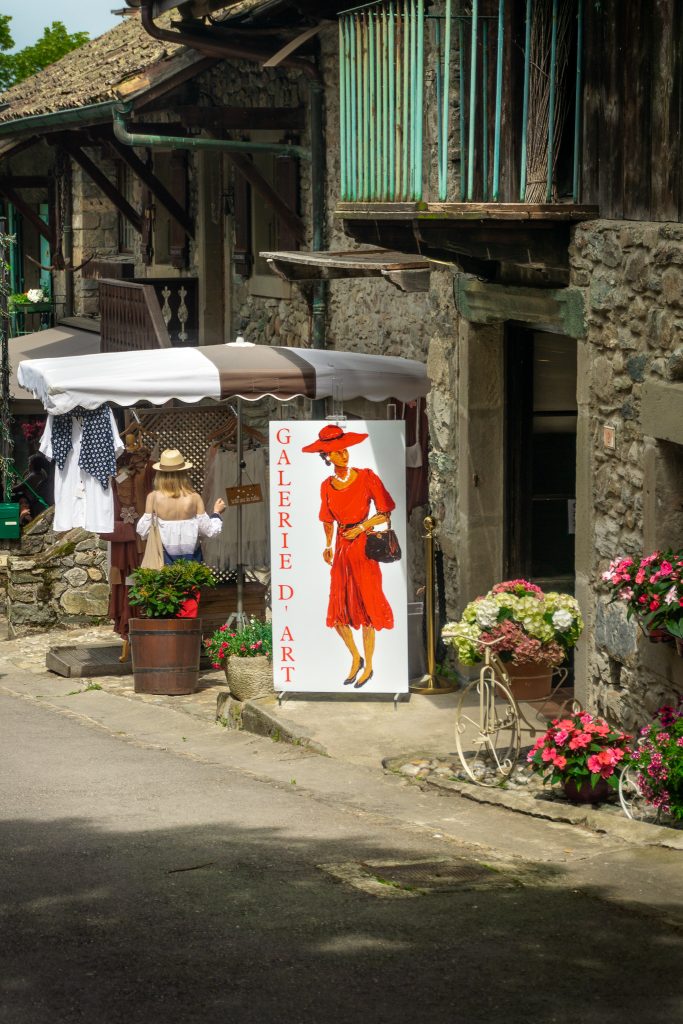 Yvoire medieval village in France