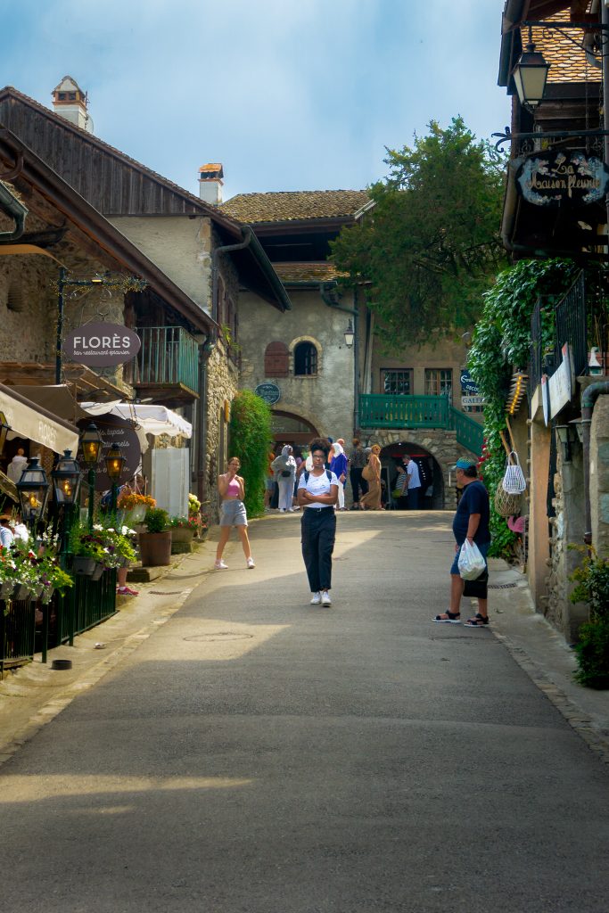 Yvoire medieval village in France in Haute-Savoie