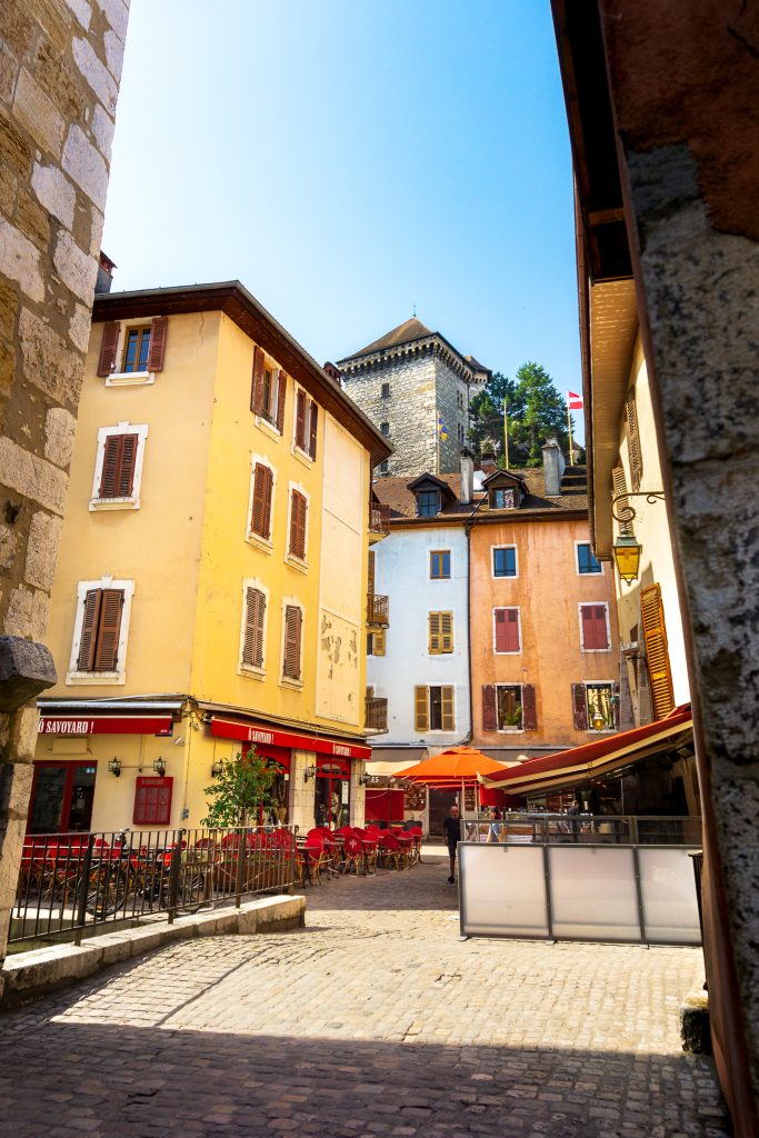 Annecy France Old Town Colorful Street