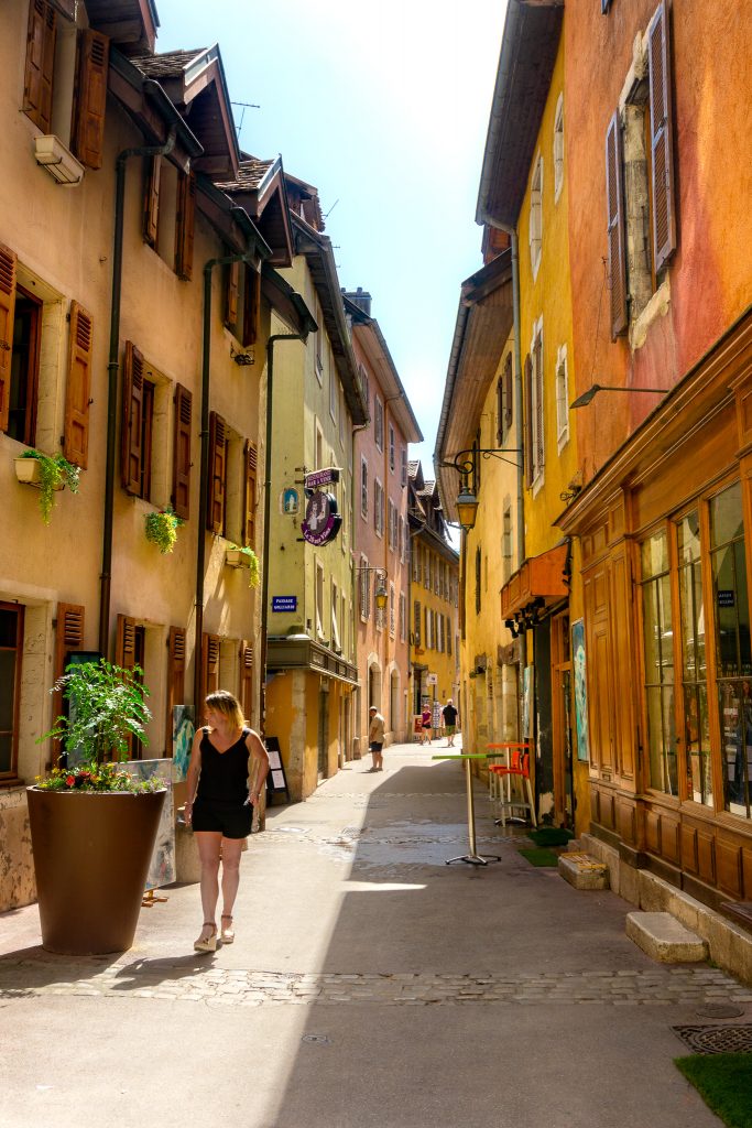 Annecy Old Town Colorful Street
