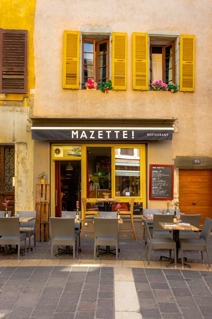 Eat local French food in Annecy France