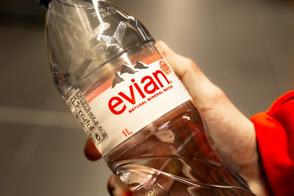 Bottle-of-Evian-Mineral-Water-from-France