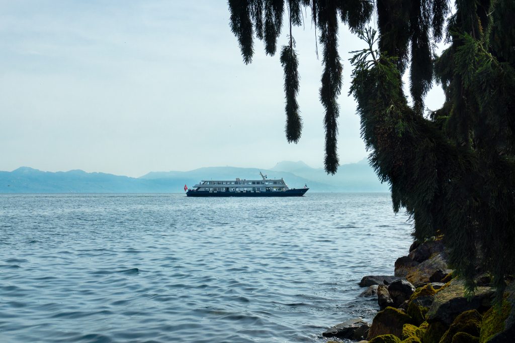 Watersports around Lake Geneva in Evian France - cruise