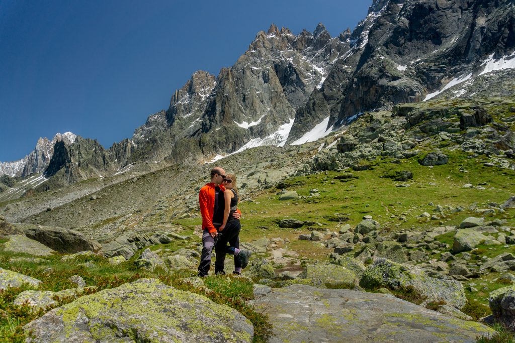 Aiguille du Midi Middle station - Plan de l'Aiguille spectacular views over mountains