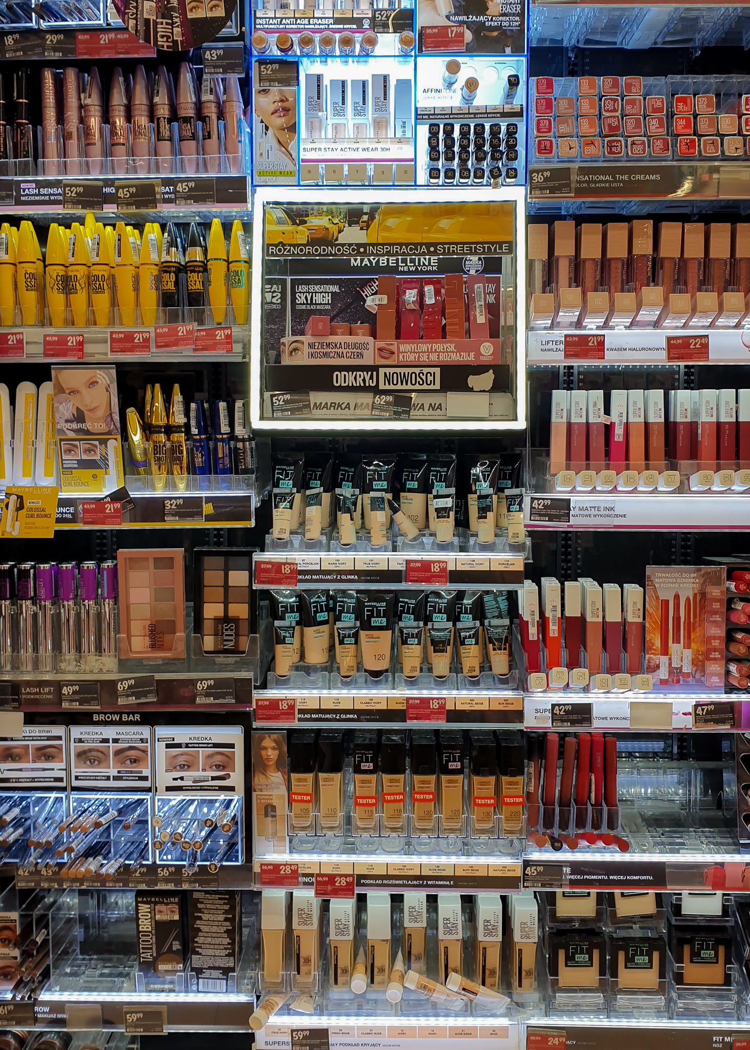 Cosmetics cost in Poland - make up