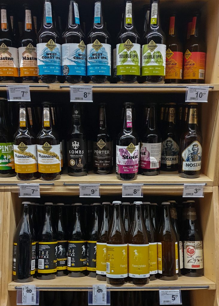 Grocery cost in Poland - beer