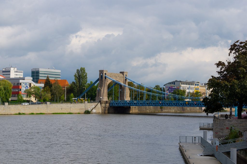 Grunwaldzki Bridge in Wrocław Poland