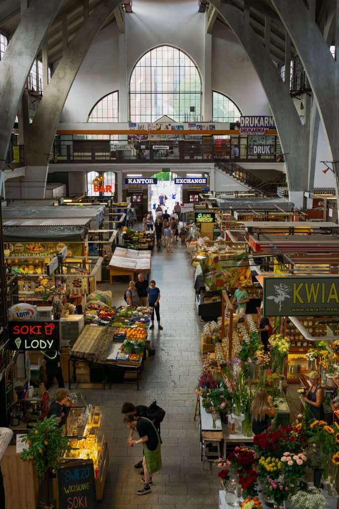 Interior of Wrocław Market Hall