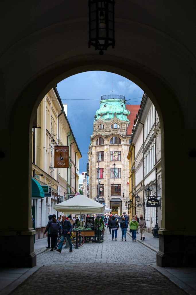 Main Market Square in Wrocław Poland