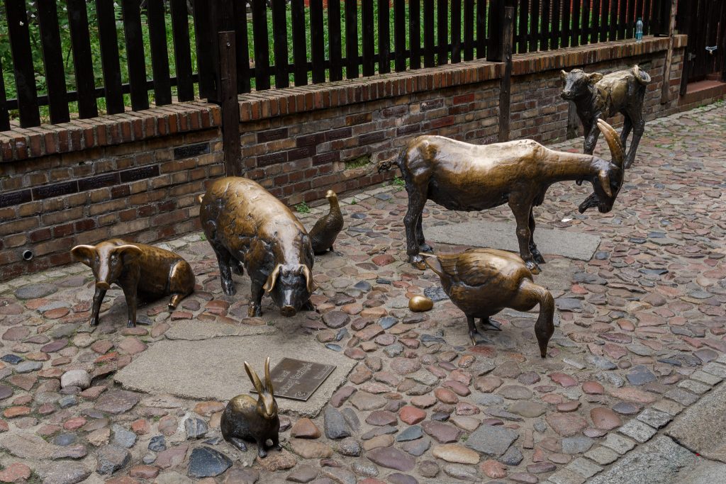 Unique places in Wroclaw - the Shambles with Slaughtered Animals Monument