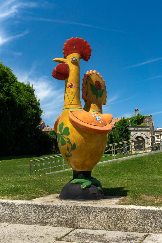 City Of Famous Rooster of Barcelos In Portugal