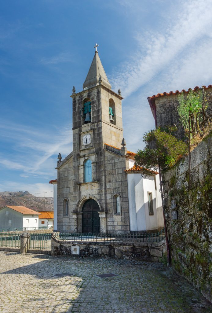 Parish Church in Lindoso village in Portugal