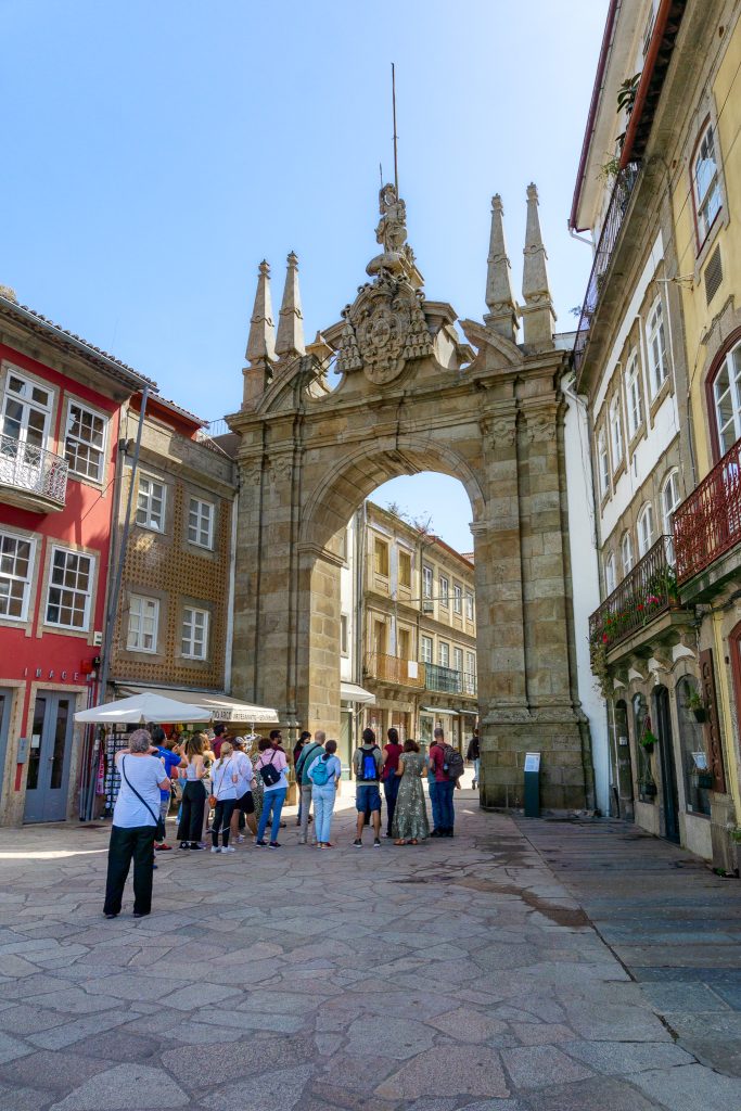 Arch of the New Gatein Braga Portugal