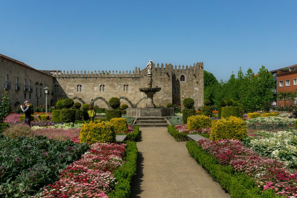 Garden Of Santa Barbara in Braga Portugal