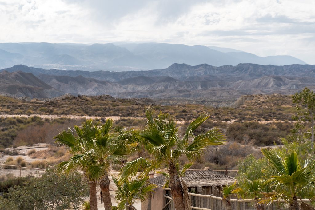 Breathtaking views over Tabernas Desert from Oasys MiniHollywood Zoological Reserve