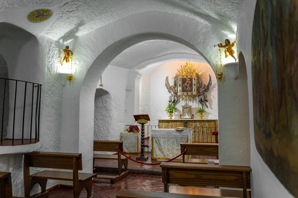 Cave Church of Our Lady of Grace in Guadix Cave Houses Neighbourhood